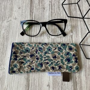 Etui à lunettes / Camouflage / vert gris