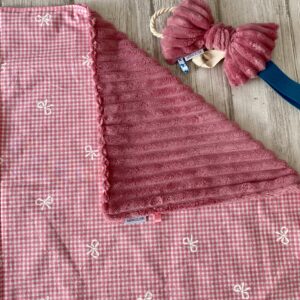 Couverture pour chien XS/ Vichy rose